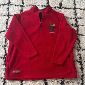 Red Adult Fleece Jacket